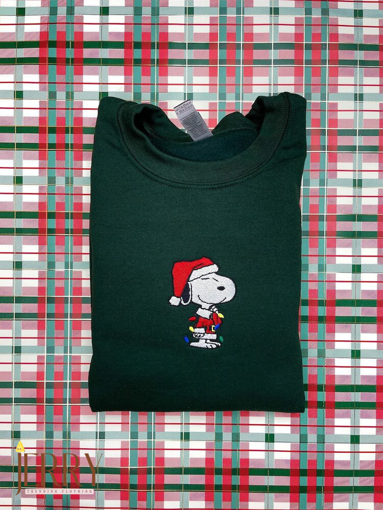 Christmas Sweatshirt | Christmas Embroidered Crewneck | Holiday crewneck | Embroidered Christmas Sweater | Christmas Sweater