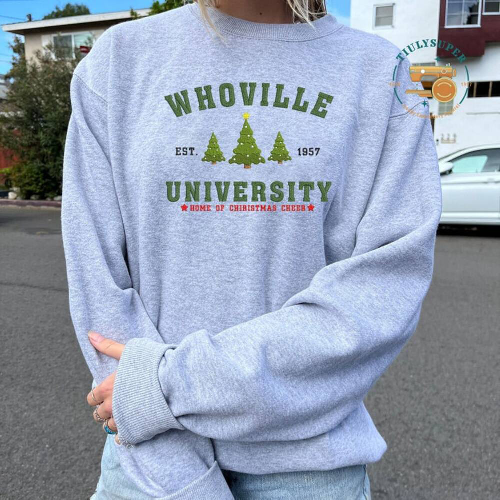 Christmas Tree Farm Embroidered Sweatshirt