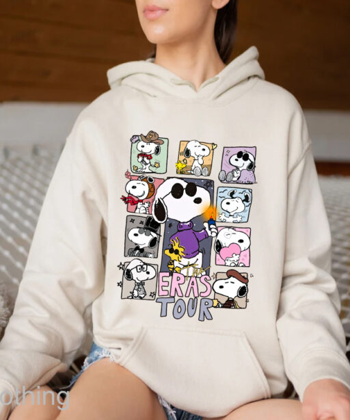 Taylor Swift Eras Tour Snoopy T Shirt For Swifties