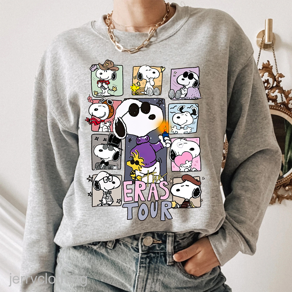 Taylor Swift Eras Tour Snoopy T Shirt For Swifties