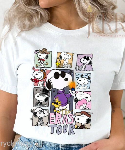 Taylor Swift Eras Tour Snoopy T Shirt For Swifties