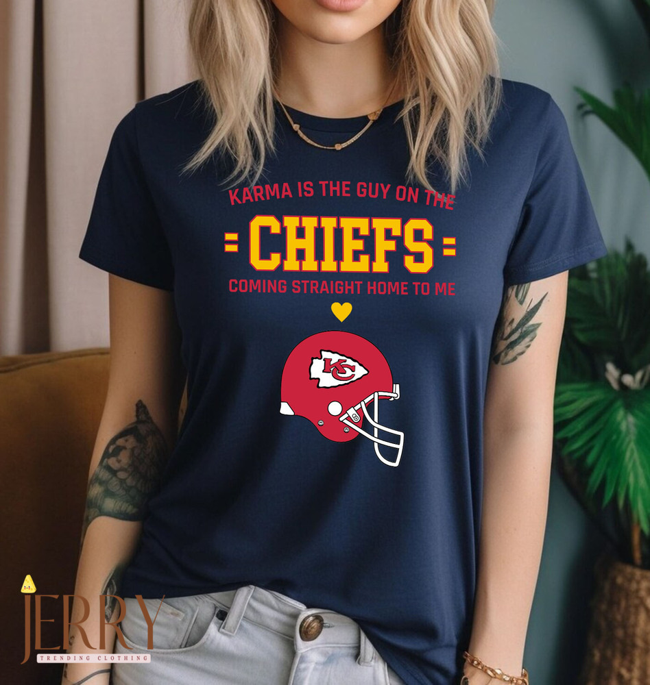 Taylor Swift Karma Is The Guy On The Chiefs Sweatshirt , Travis Kelce Kansas City Chiefs Sweatshirt