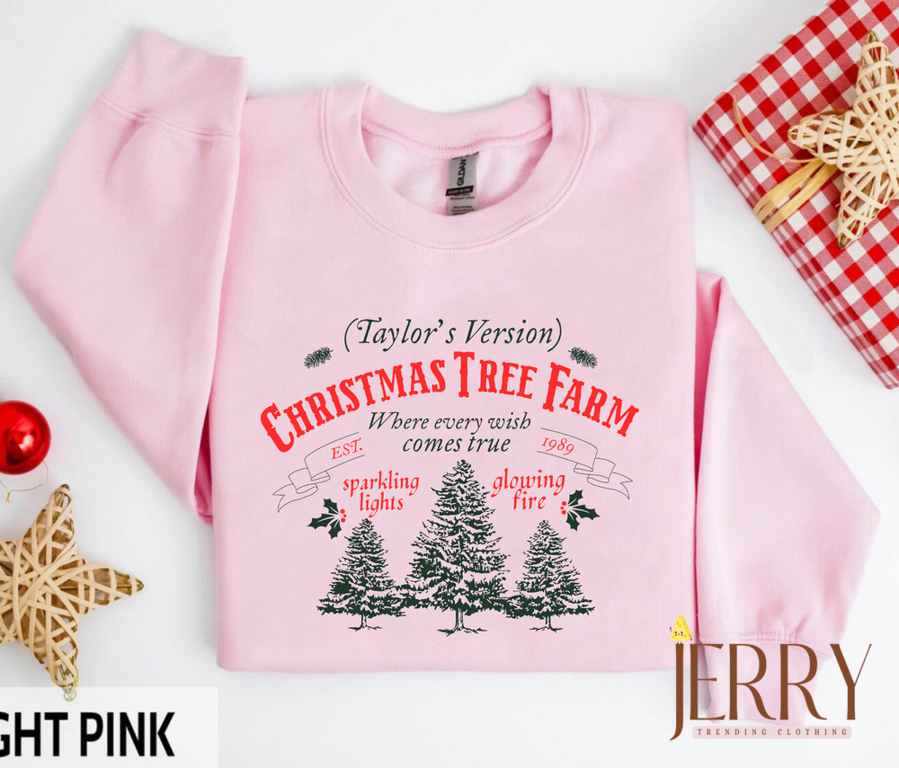 Taylorsversion Christmas Tree Farm Swiftmas Sweatshirt, Taylors Version Shirt