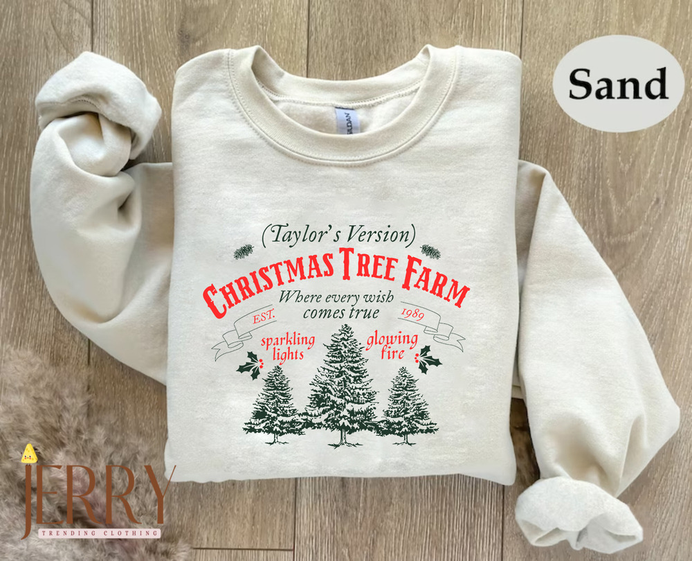 Taylorsversion Christmas Tree Farm Swiftmas Sweatshirt, Taylors Version Shirt