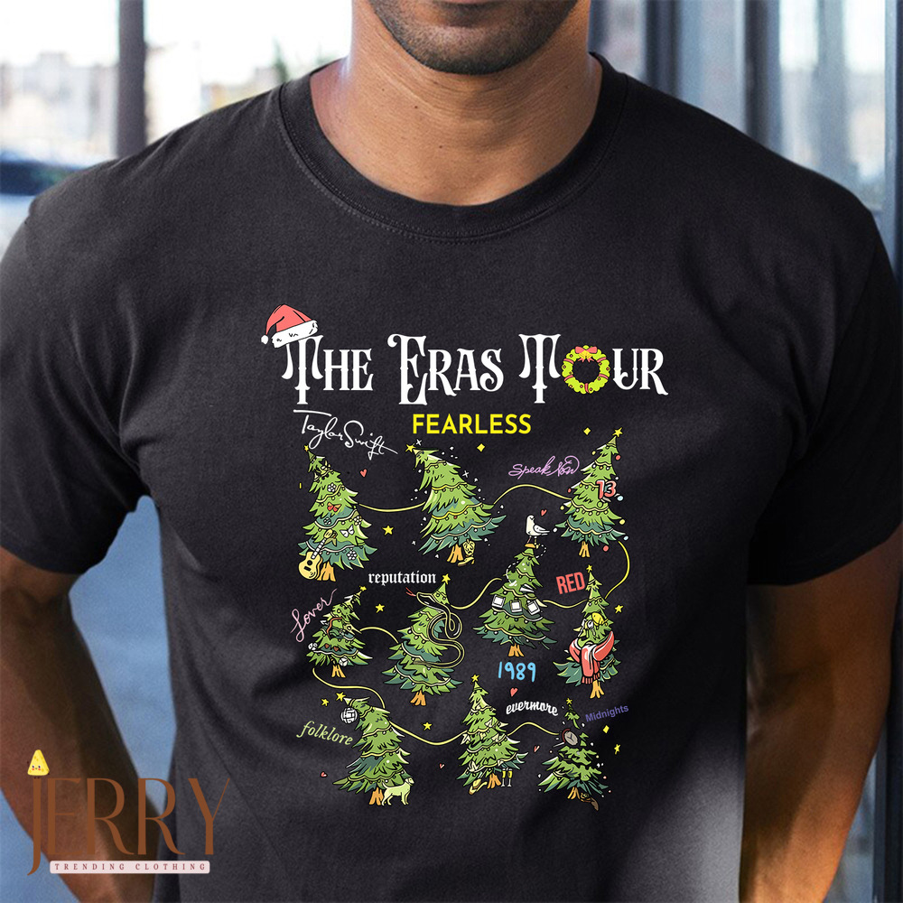The Eras Tour Christmas Trees Taylor Swift Sweatshirt, Eras Tour Shirt