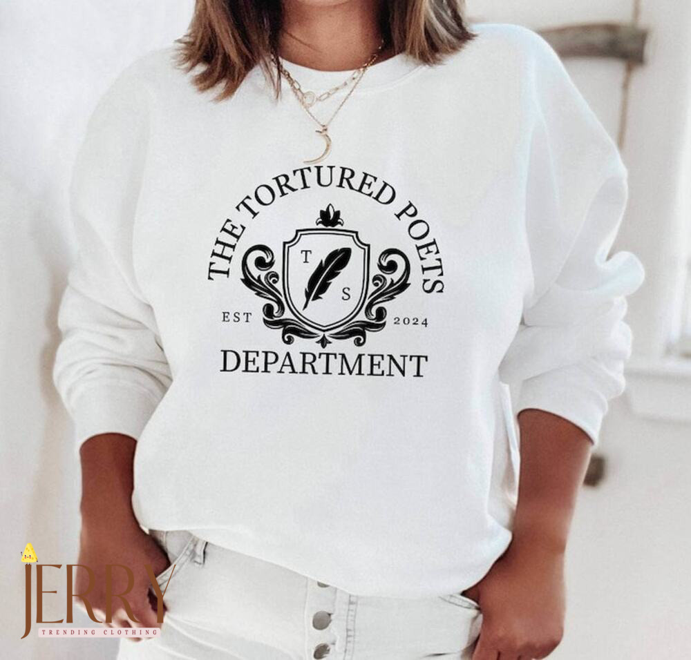 The Tortured Poets Department Shirt, Swiftie Short Sleeve Crewneck Sweatshirt, TSwift New Album Sweatshirt, Swiftie Sweatshirt