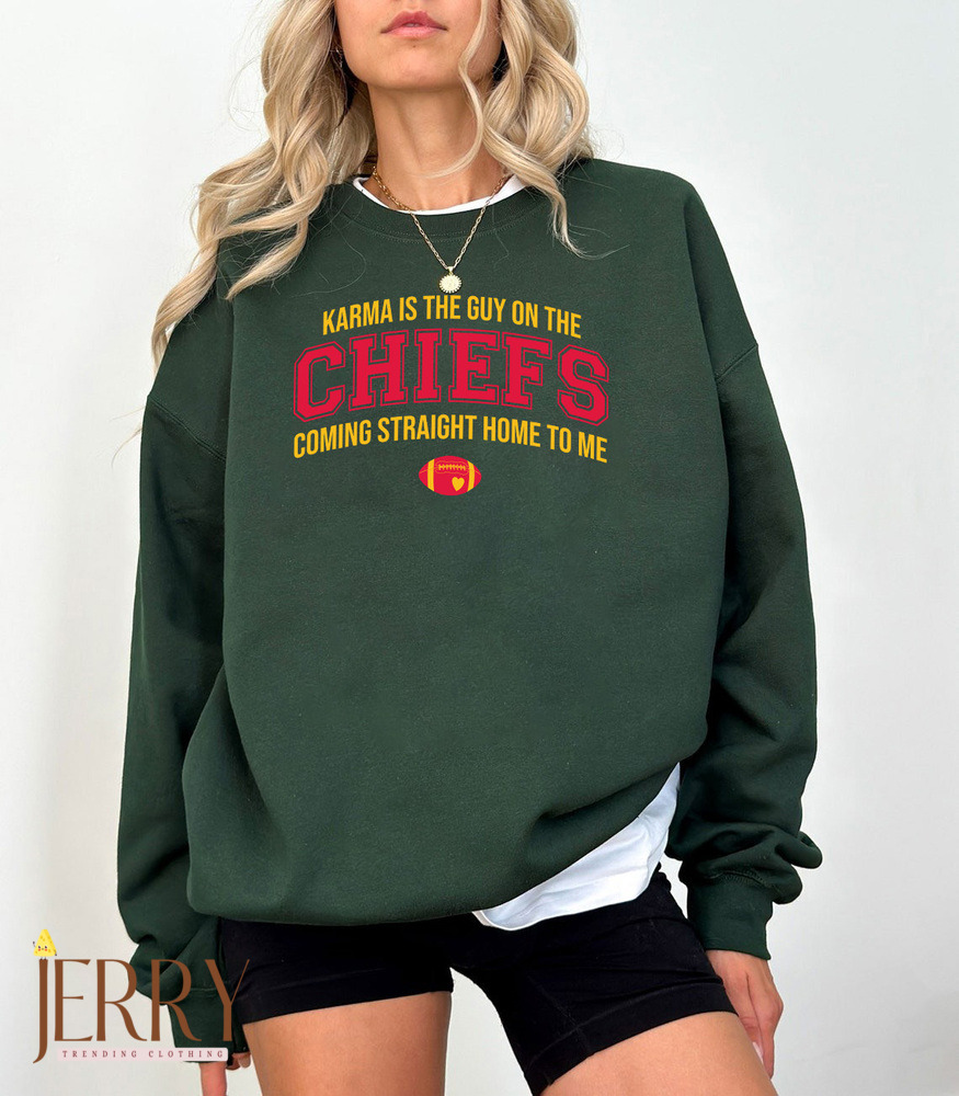 Vintage Karma Is The Guy On The Chiefs Taylor Travis Kelce Sweatshirt