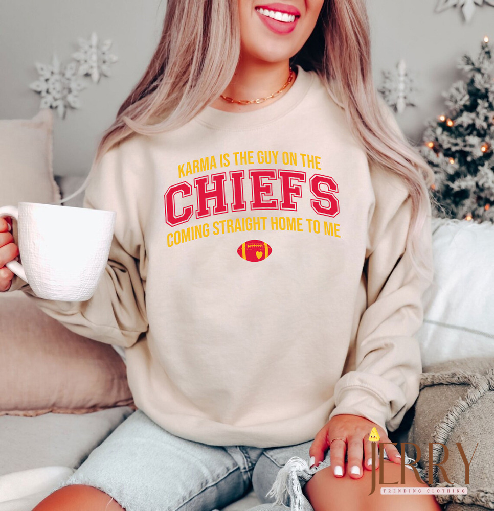 Vintage Karma Is The Guy On The Chiefs Taylor Travis Kelce Sweatshirt