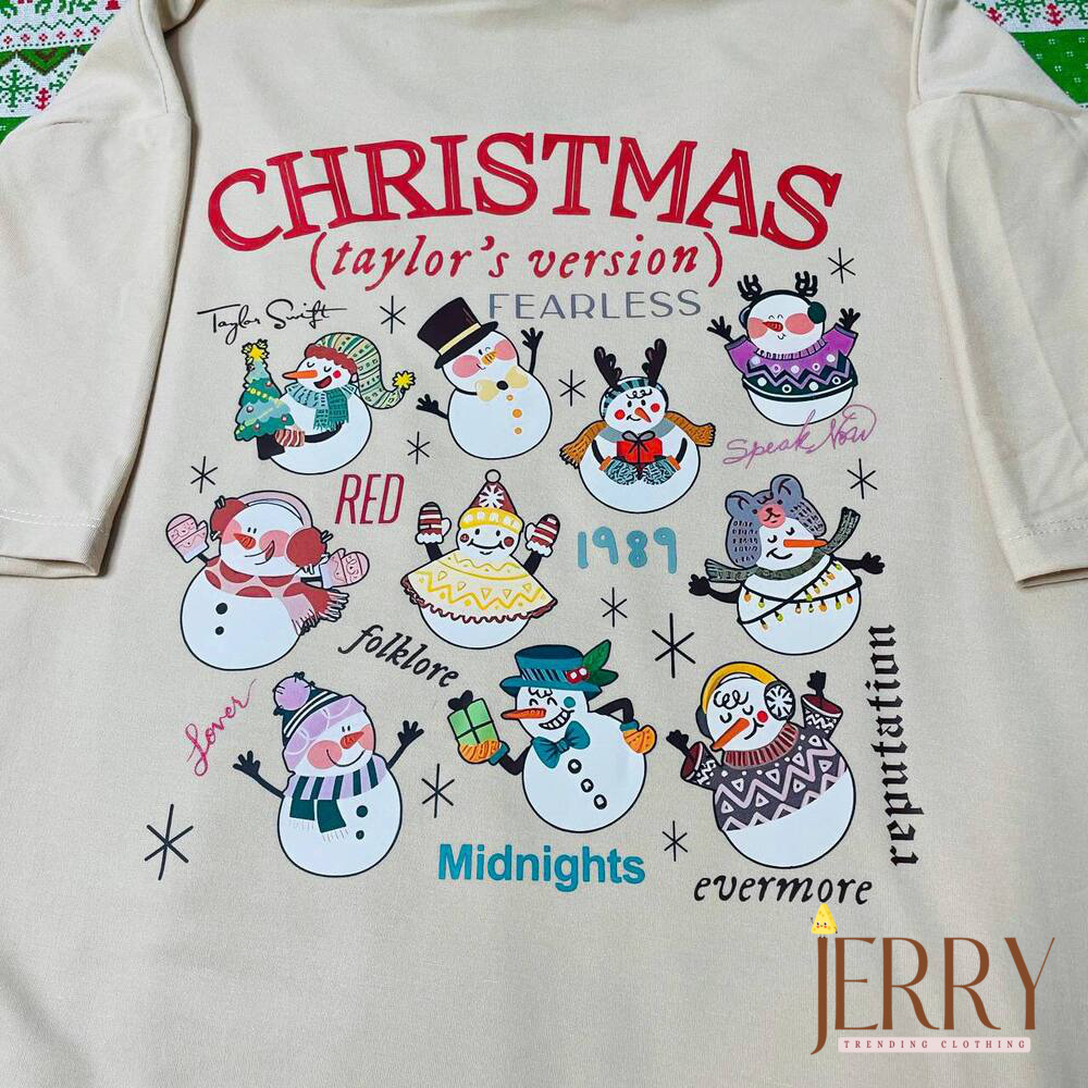 Vintage Taylor Swift Christmas Taylors Version Sweatshirt, Christmas Sweatshirt
