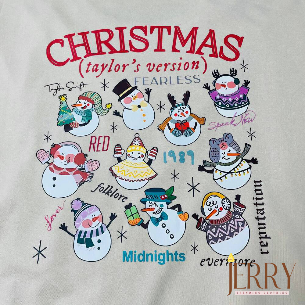 Vintage Taylor Swift Christmas Taylors Version Sweatshirt, Christmas Sweatshirt