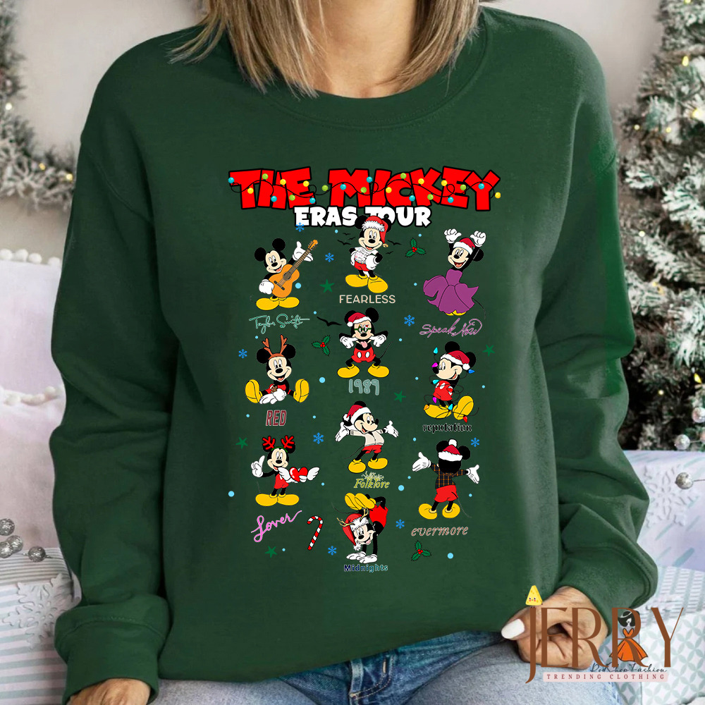 Vintage Taylor Swift Eras Mickey Tour Sweatshirt, Cheap Mickey Disney Sweatshirt