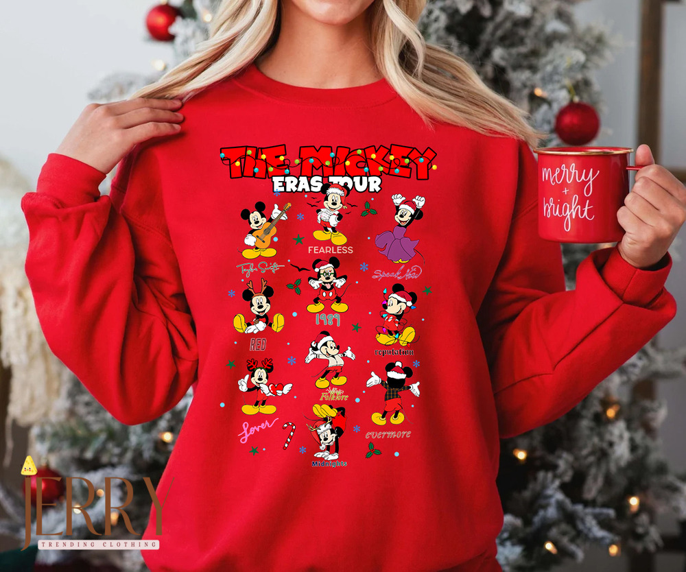 Vintage Taylor Swift Eras Mickey Tour Sweatshirt, Cheap Mickey Disney Sweatshirt