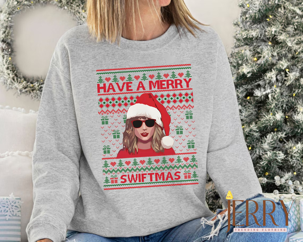 Vintage Taylor Swift Have A Merry Swiftmas Sweatshirt For Swifties, Christmas sweatshirt