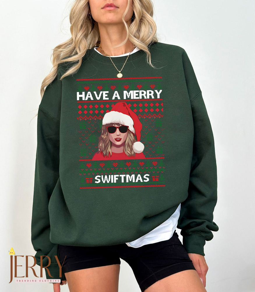 Vintage Taylor Swift Have A Merry Swiftmas Sweatshirt For Swifties, Christmas sweatshirt