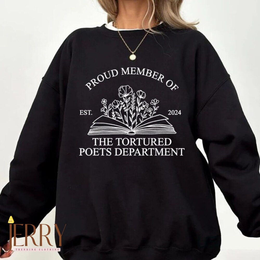 Women’s Round Neck Sweater, Tortured Poets Department, New Merch Album, Love and Poetry, Eras Tour, Streetwear